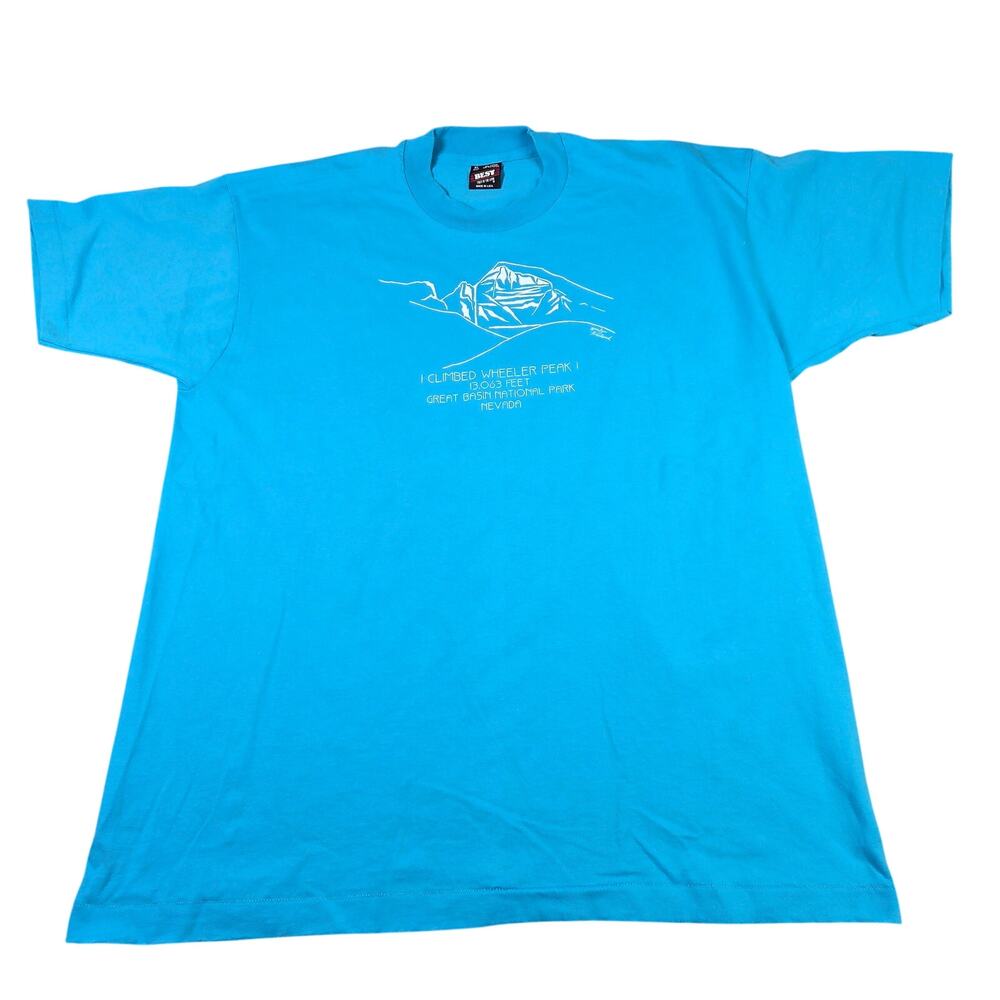Fruit of the Loom Vintage Wheeler Peak Nevada Single Stitch T Shirt XL